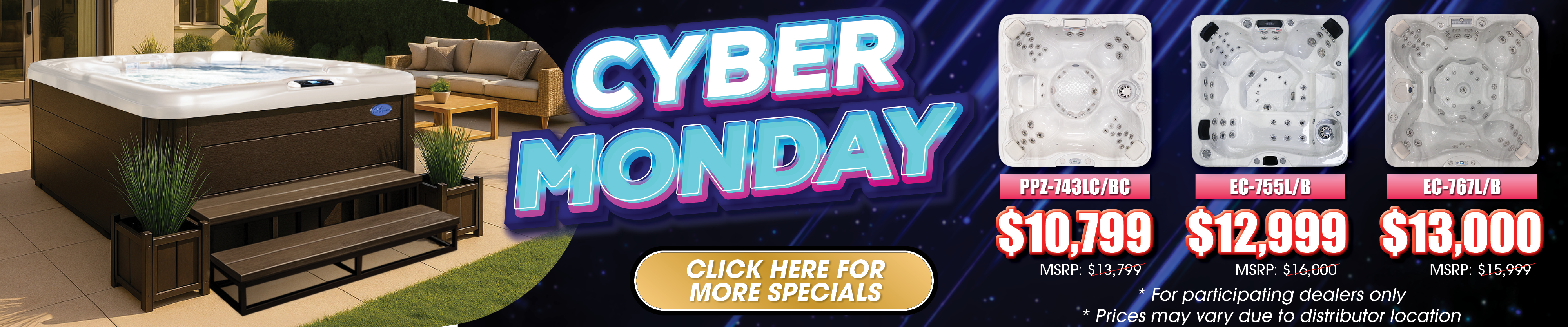 Calspas hot tub being used in a family setting - Marina Del Ray