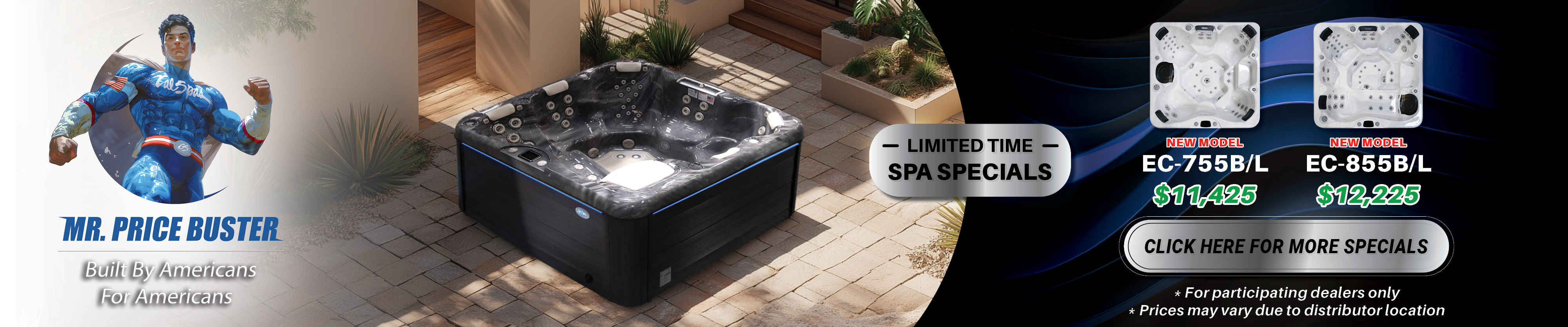 Calspas hot tub being used in a family setting - Marina Del Ray